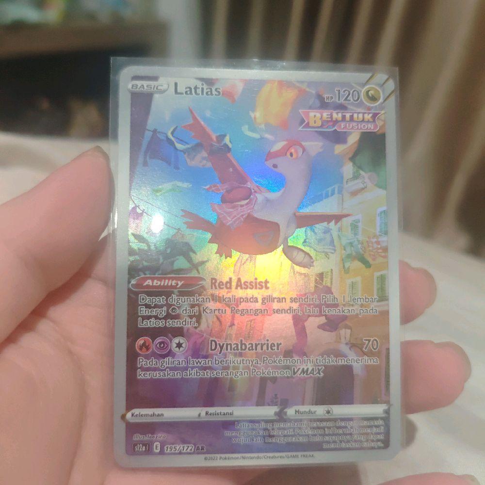 Latias s12a AR 195/172 Vstar Semesta Kartu Pokemon TCG Original