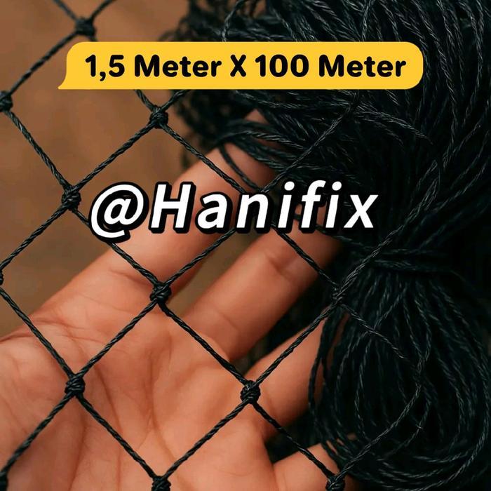 PROMO  Jaring Kandang Ayam 1,5 Meter x 100 Meter Bahan Nilon Pagar Umbaran Bebek & Tanaman