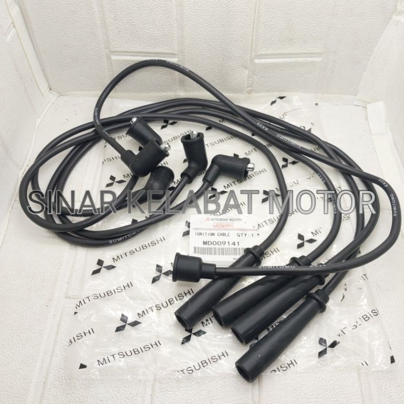 CABLE CORD SET KABEL BUSI MITSUBISHI L300 BENSIN KUDA BENSIN 1.6CC 1600CC ORIGINAL