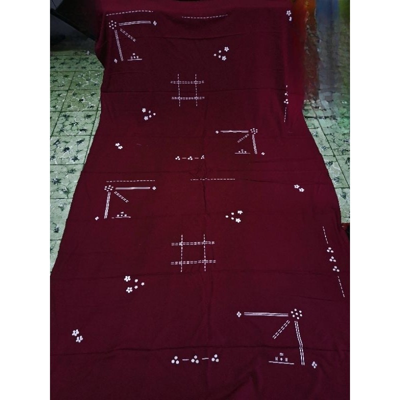 Kain Batik Rayon Motif Raya #1 Print Malam Homemade Asli Solo
