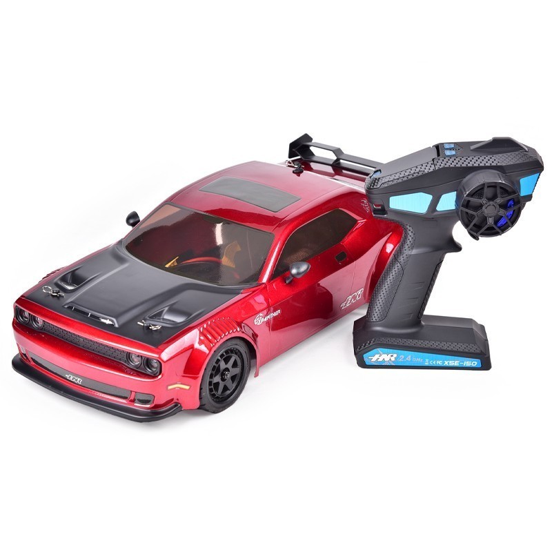 HNR H9802 Dodge SRT Remote Control Drift Car 1/10 Scale Four-Wheel Drive Brushless High-Speed RC Mod