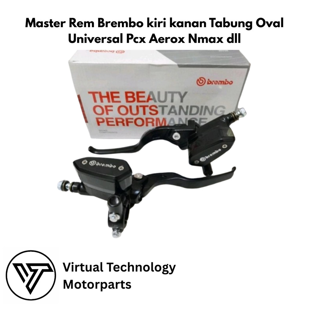 Master Rem Brembo kiri kanan Tabung Oval Universal pcx aerox nmax dll
