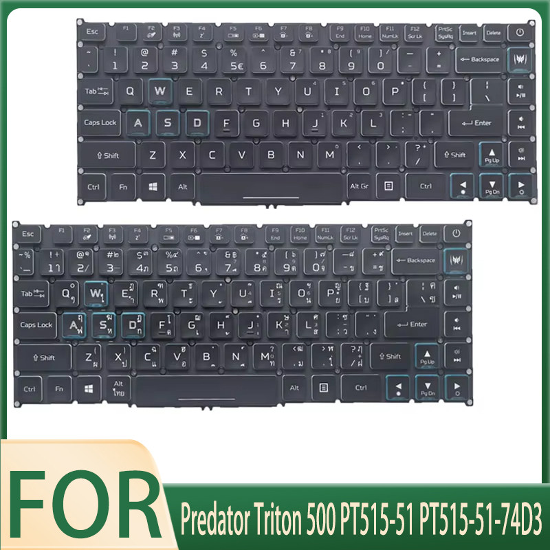 PREORDER New Original Laptop/Notebook US/CZ RGB Colorful Mechanical Backlight Keyboard for Acer Pred