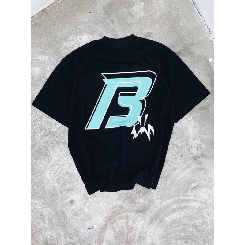 Branche Oversize Tshirt Smiley B Black