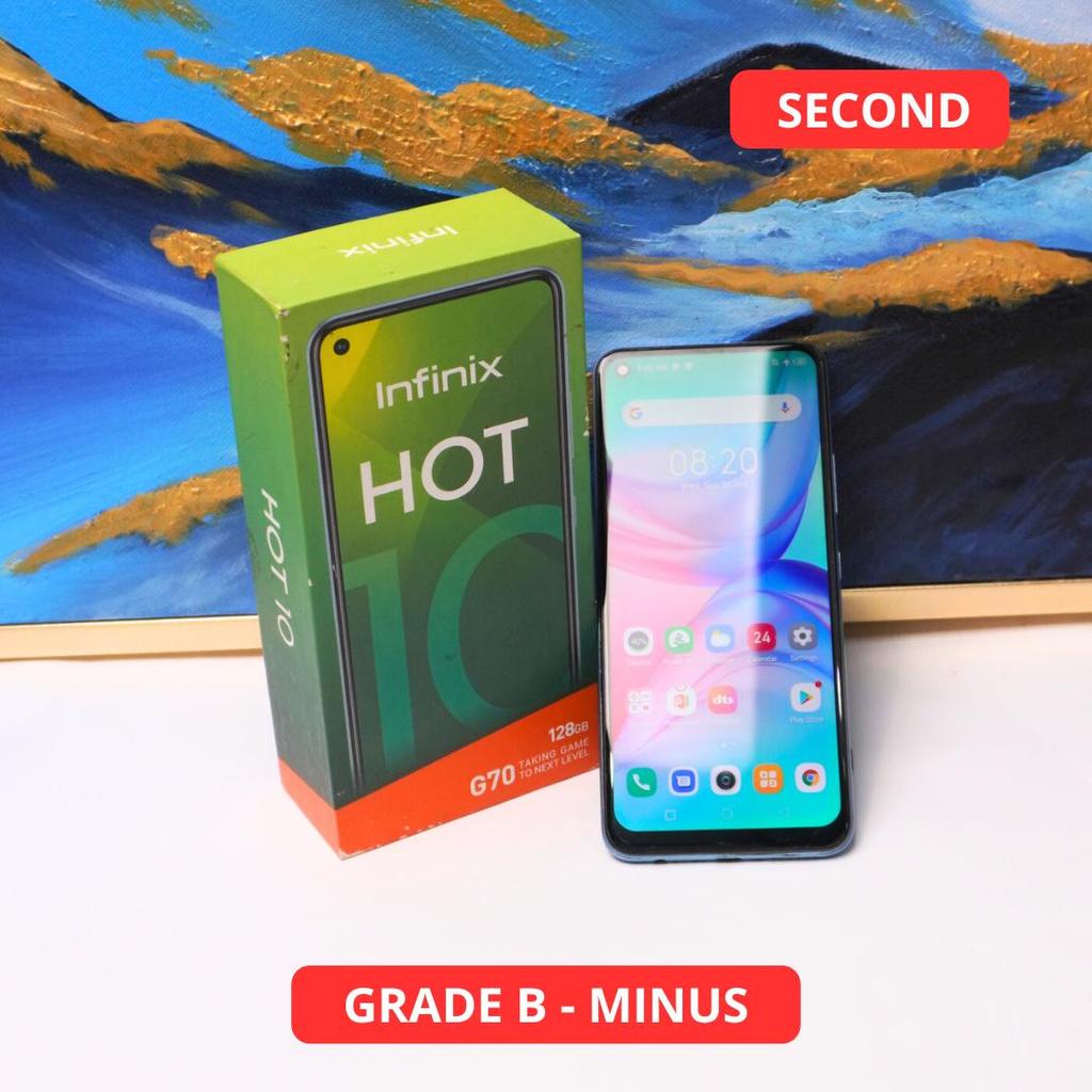 INFINIX HOT 10 4/64 GRADE B - MINUS HP SECOND ORIGINAL SINAR MUTIARA CELL