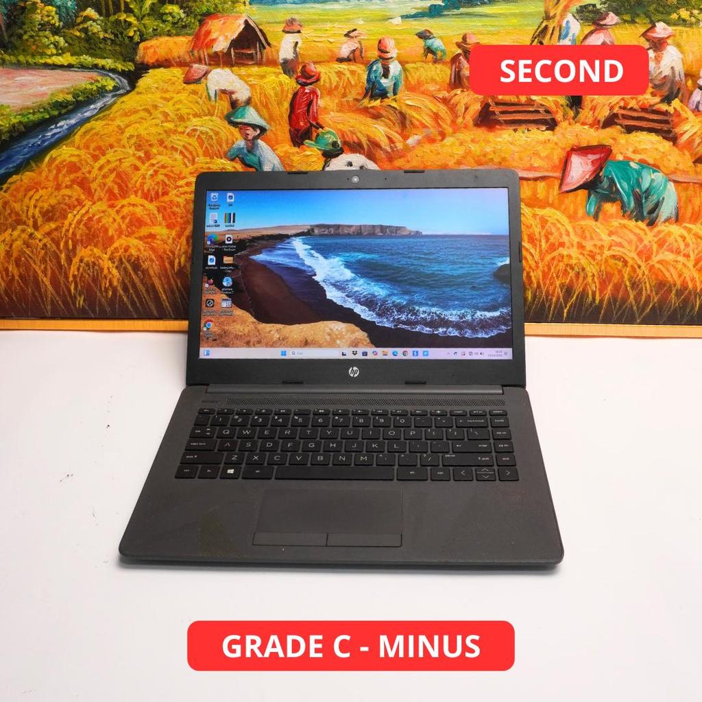 HP 245 G7 Notebook PC AMD Ryzen 3 3250U 4GB (14") GRADE C- MINUS HP SECOND ORIGINAL SINAR MUTIARA CE