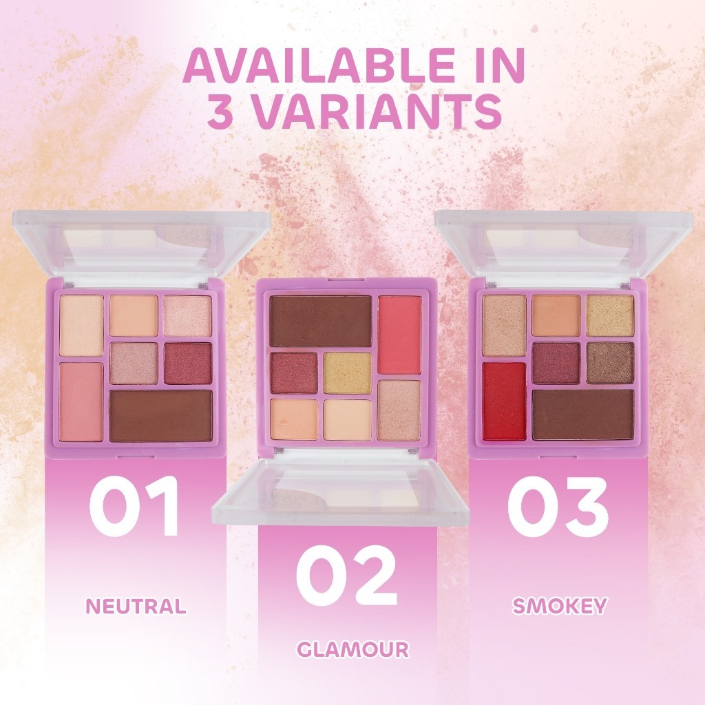 Xi XiU Divine Face Palette | All-in-One Makeup Palette | Eyeshadow Highlighter Blush Contour