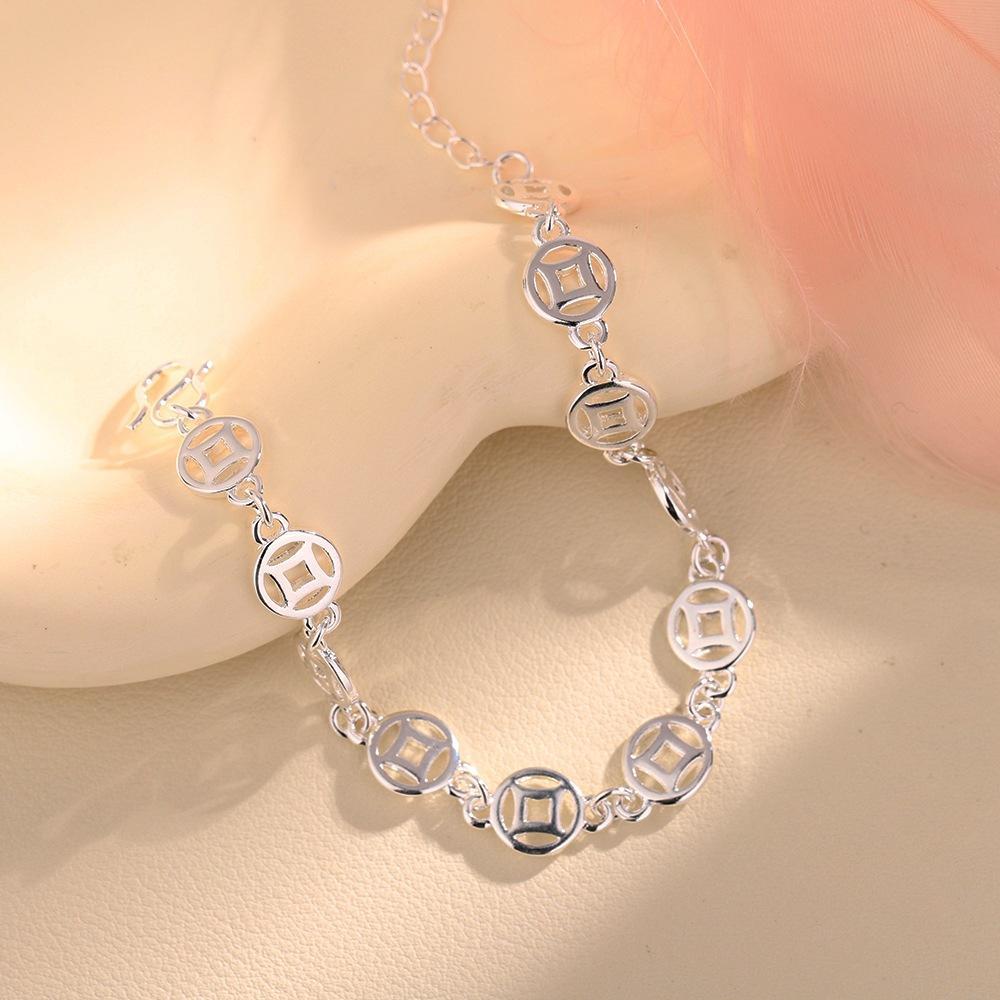 Mosi -Gelang Rantai Koin Oriental Gelang Fashion Wanita Trendy Kekinian