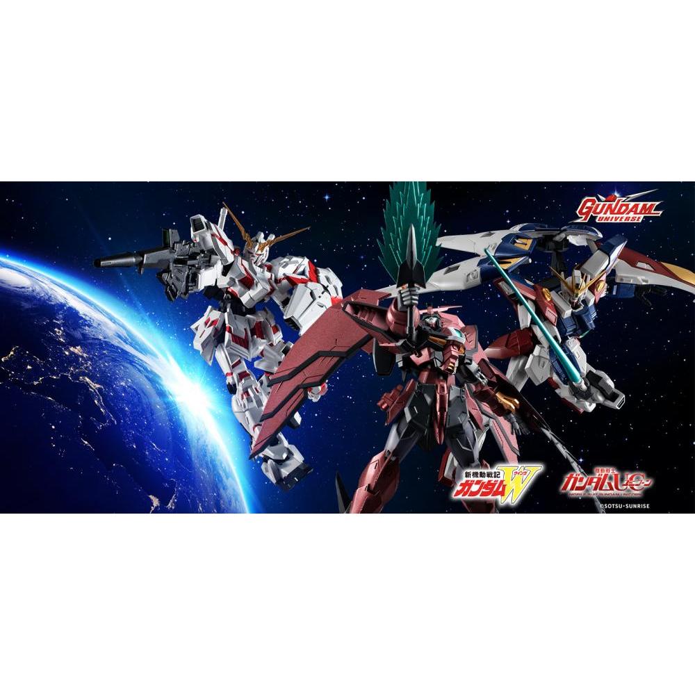 In Stock Original BANDAI GUNDAM UNIVERSE Unicorn Gundam Epyon Wing Gundam Zero Figure Anime Action A