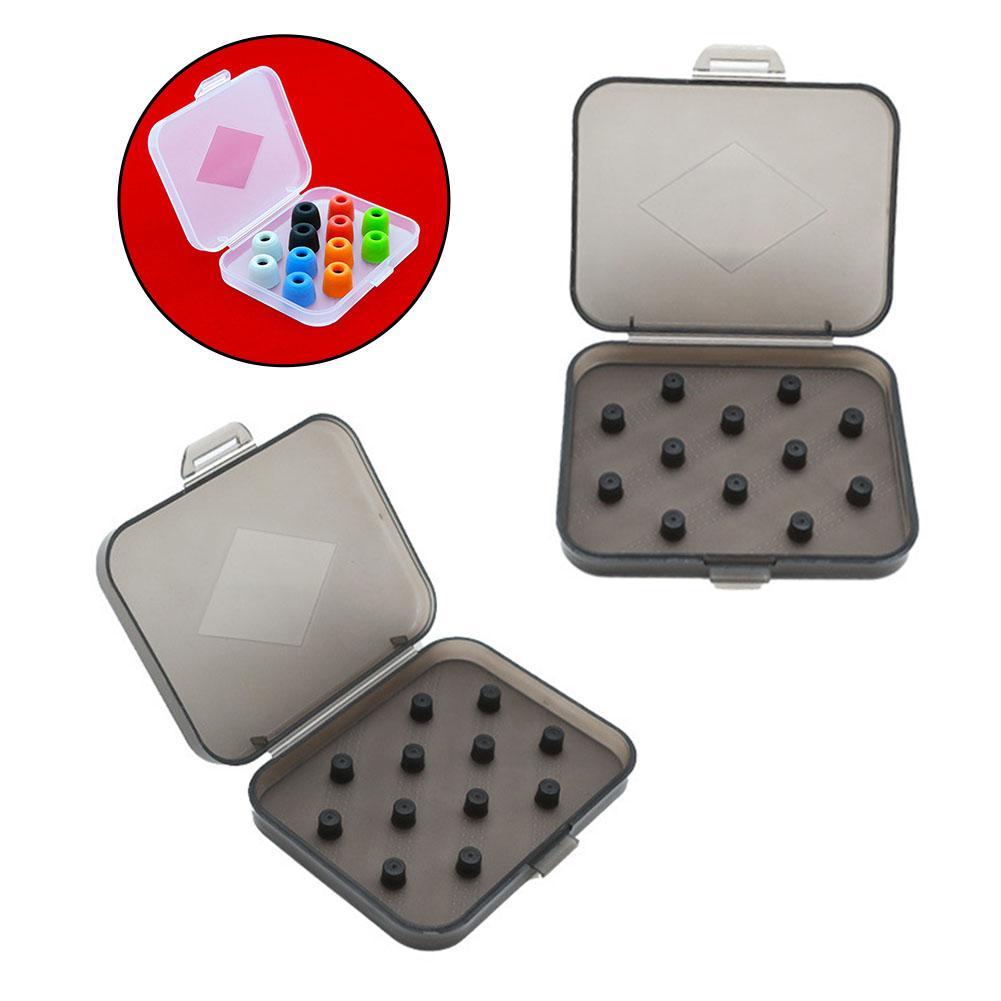 Earphone Silicone Case Storage Box Transparent Earphone Silicone Cover Storage Box PP Material Earph