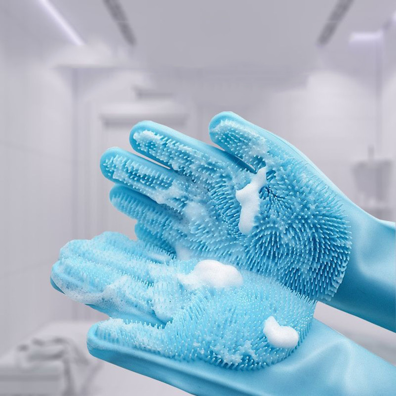 Pet Dog bath accessories Scrub brush Teddy silicone bath gloves anti-scrat and anti-bite bath produc