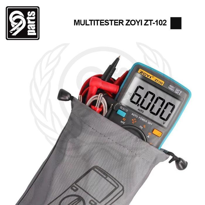 Multitester Zoyi-102 Digital Original / Multitester Digital Zoyi ZT-102 / Multimeter Zotek ZT-102 / 
