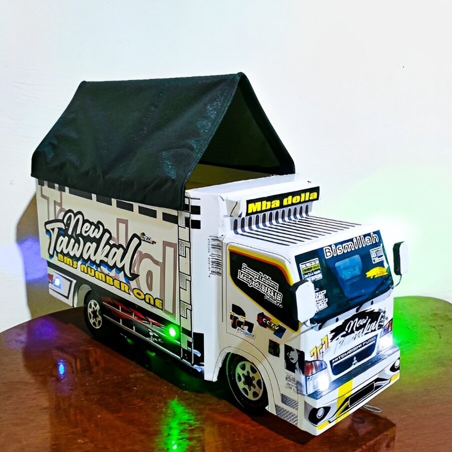 mainan anak anak miniatur truk oleng new tawakal 5