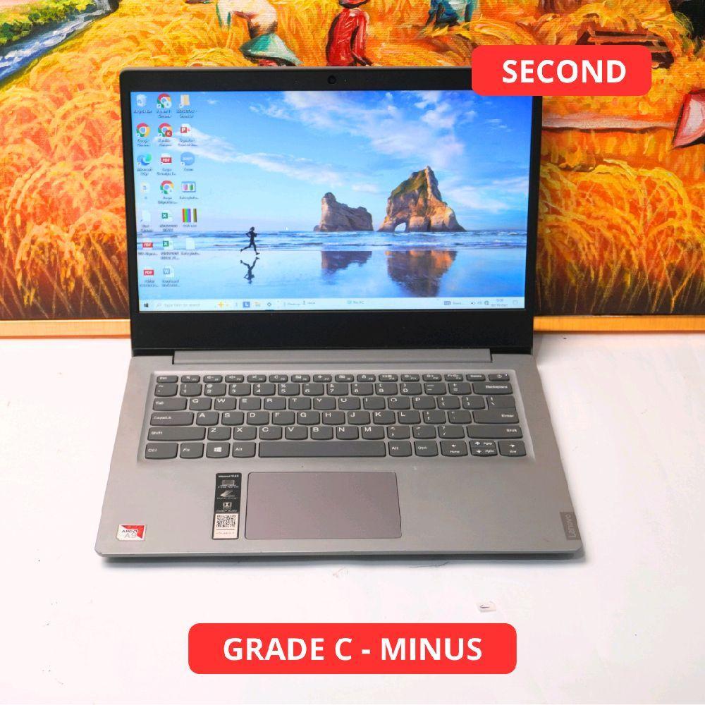 LENOVO 81ST AMD A9 9425 4 GB (14") GRADE C - MINUS LAPTOP  SECOND ORIGINAL SINAR MUTIARA CELL (10010