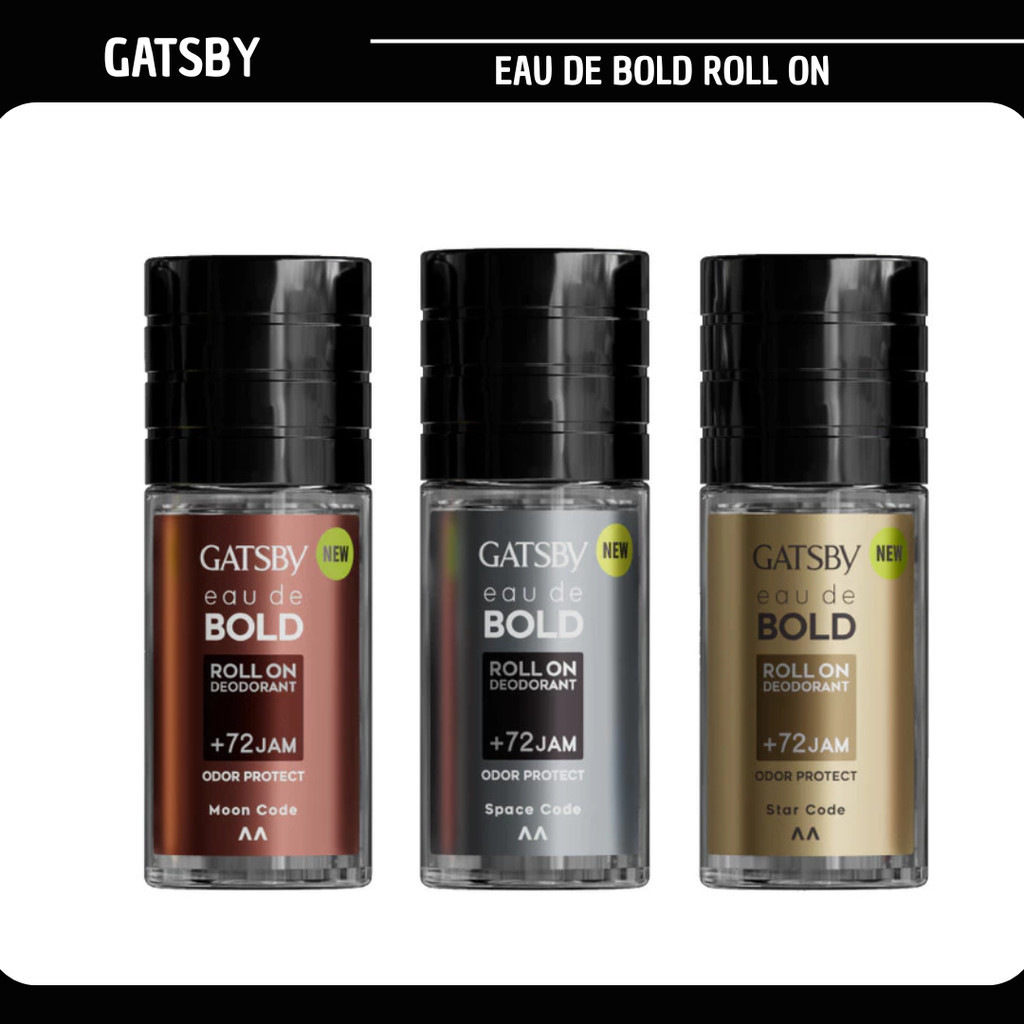 Gatsby Eau De Bold Deodorant Roll On 50ml