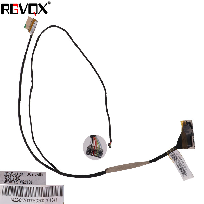 New LCD LED Video Flex Cable For ASUS UX32 UX32S UX32L UX32K UX32VD UX32LA1A UX32A PN 1422017G000 LC