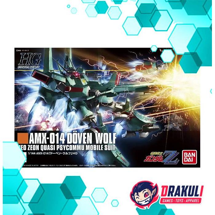 BANDAI Plamo HGUC AMX-014 Doven Wolf