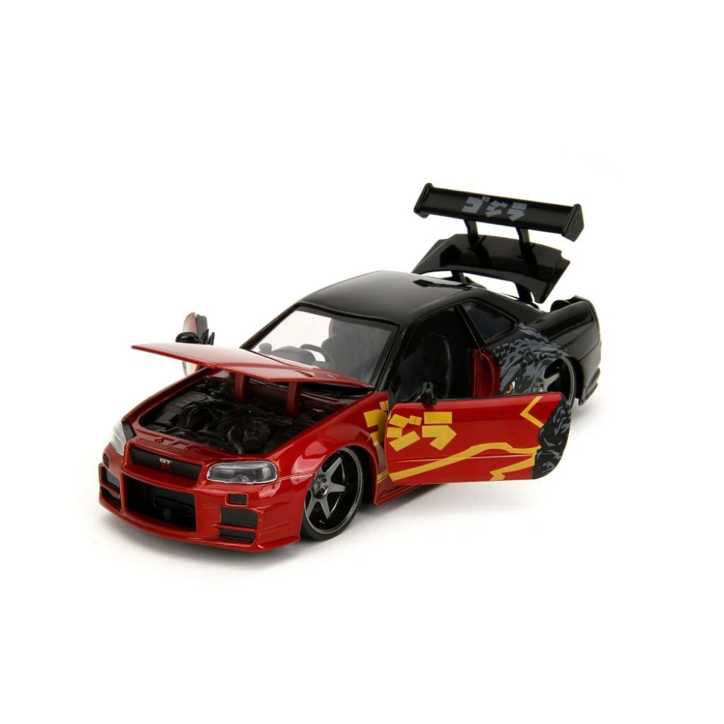 Jada Godzilla - 2002 Nissan Skyline GTR R34 1:24