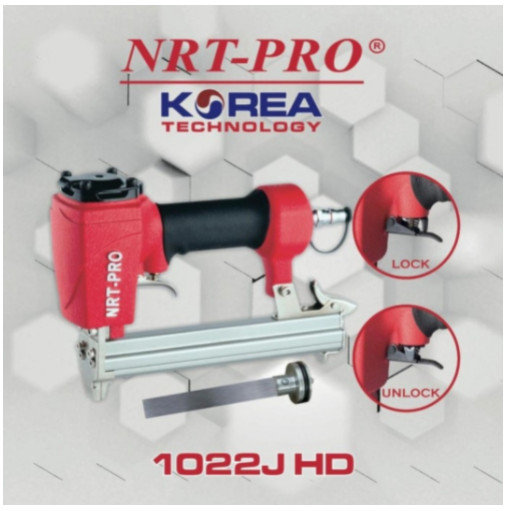Staples Tembak Angin NRT-PRO 1022J HD Air Stapler Nailer Gun Kompresor