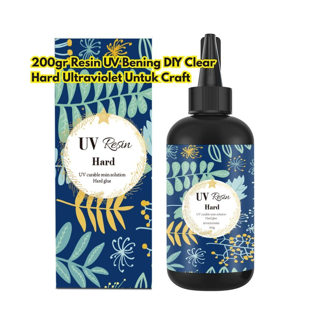 200gr Resin UV Untuk DIY Hard BR285 Craft Ultraviolet Bening Clear