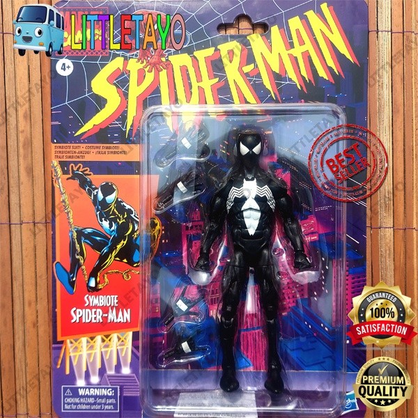 MARVEL LEGENDS RETRO SPIDER-MAN SYMBIOTE - SPIDERMAN VENOM ORIGINAL HASBRO ACTION FIGURE