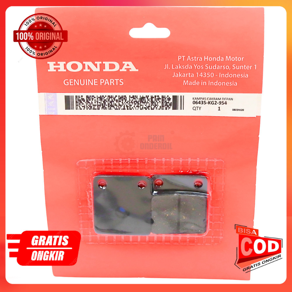 ori Kampas Rem Cakram Depan Honda GL PRO , GL MAX & NEOTECH KG2