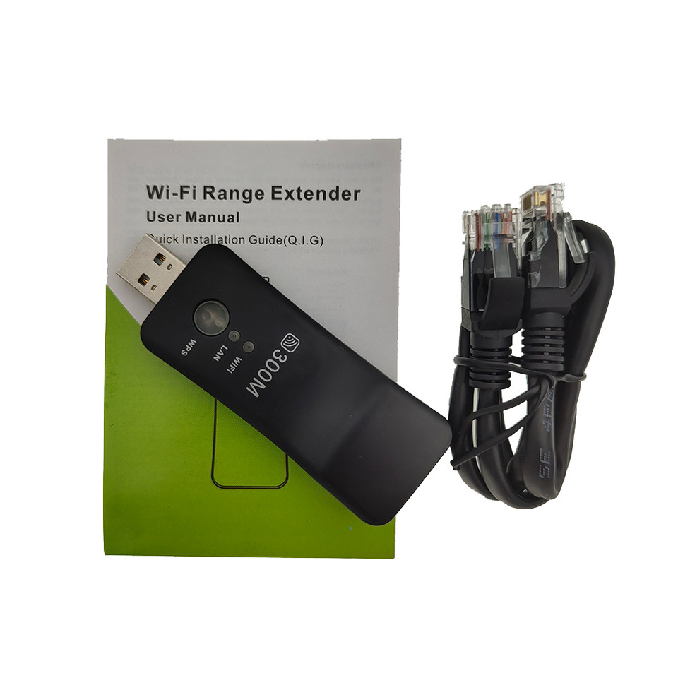 Universal Wireless USB 300Mbps Smart TV Wifi Repeater Adapter TV Sticks Ethernet Network Repeater Fo