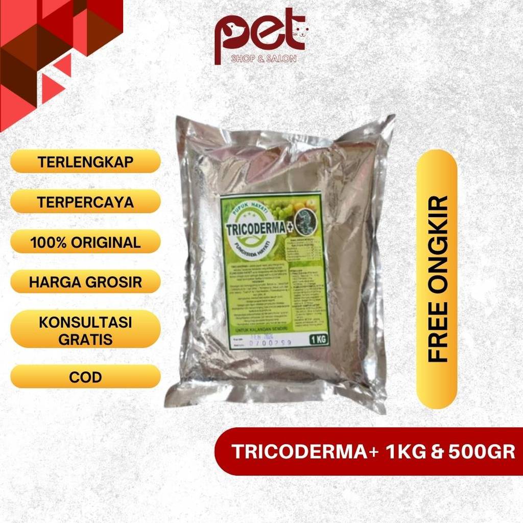Tricoderma + 1/2 kg - Pupuk Hayati Tricoderma Fungisida - Pupuk Tricoderma - Tricoderma Fungisida Ha