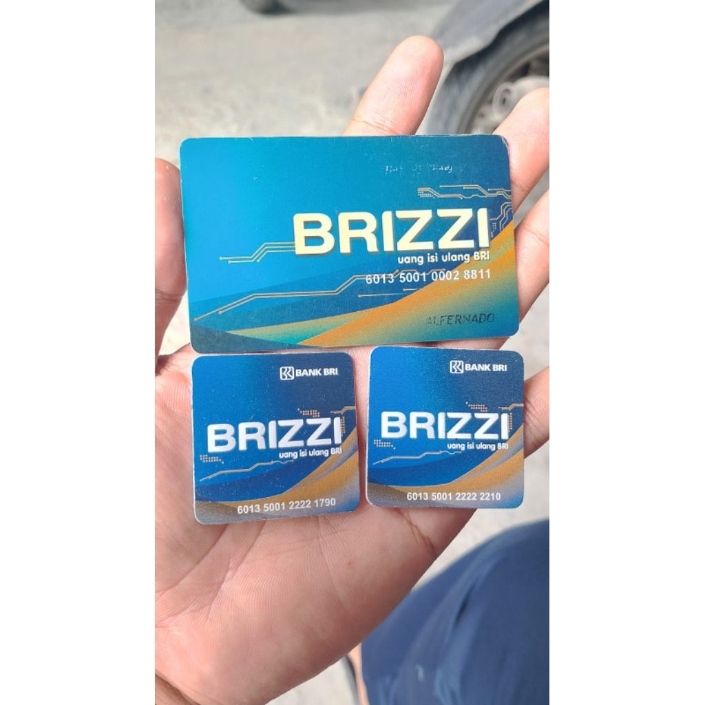 Brizzi BRI Bekas kartu e-money Etol Transjakarta Belanja Kereta Jaklingko Murah