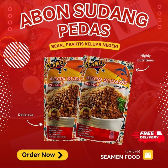 ABON SUDANG PEDAS KHAS BALI ISI 5 SASET. MASA SIMPAN 1 TAHUN