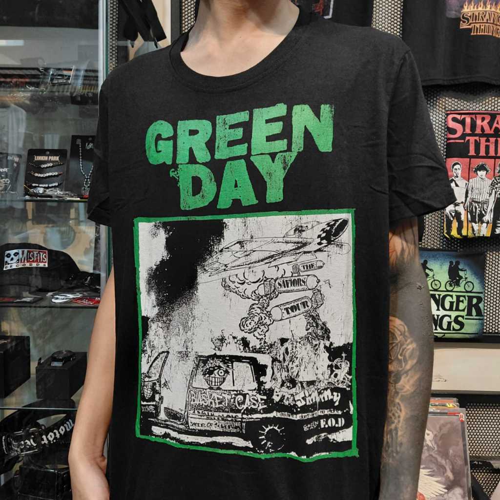 ORI T Shirt Band Official GREEN DAY - RIOT TRIO Original