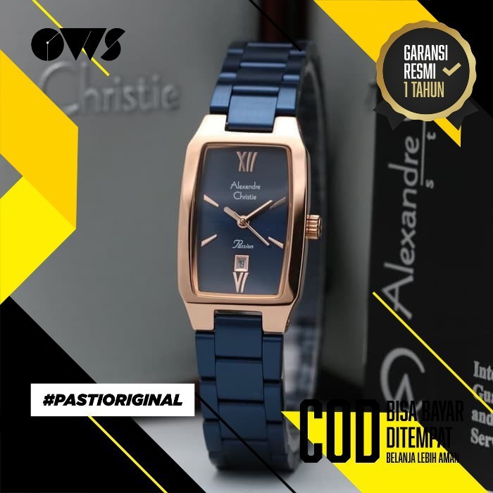 JAM TANGAN ALEXANDRE CHRISTIE WANITA AC 2455 ORIGINAL GARANSI RESMI/ALEXANDER CRISTIE 2455