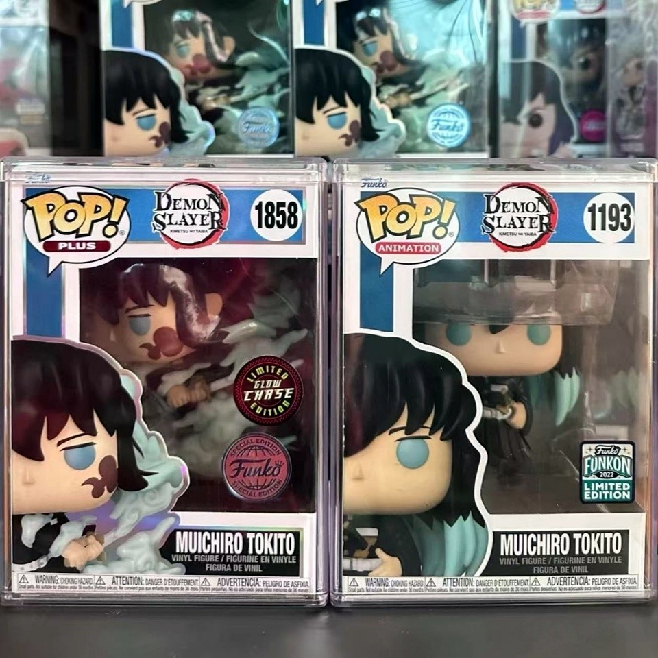 Muichiro Tokito Action Figure Anime Demon Slayer Series Kochou Shinobu Funko Pop Model Limited Editi