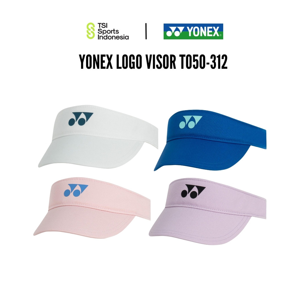 Topi Tenis Yonex SILICON PRINT LOGO VISOR T050-312 Original