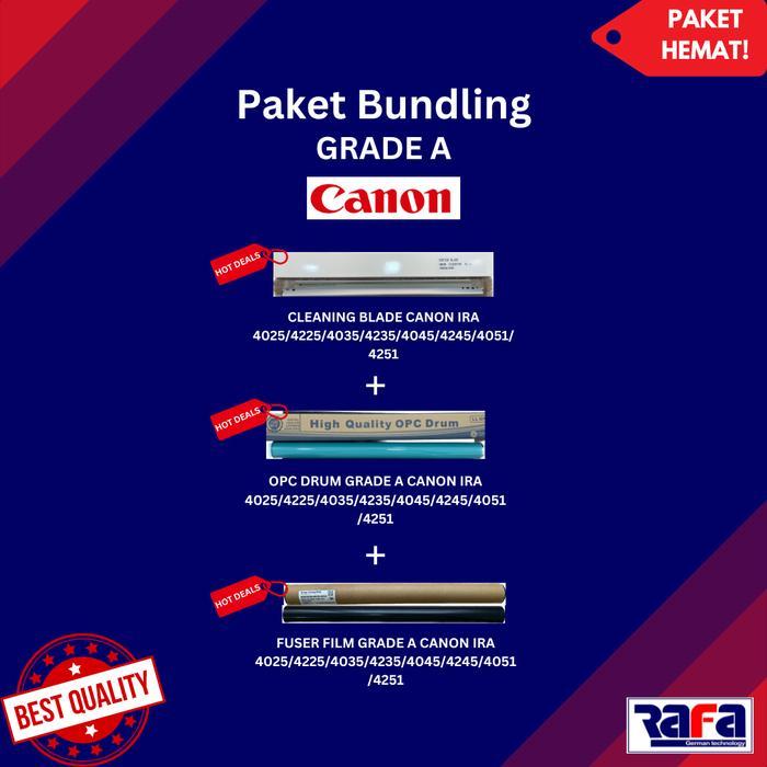 Paket OPC DRUM + CLEANING BLADE + FUSER FILM Canon IRA 4251/4025/4035