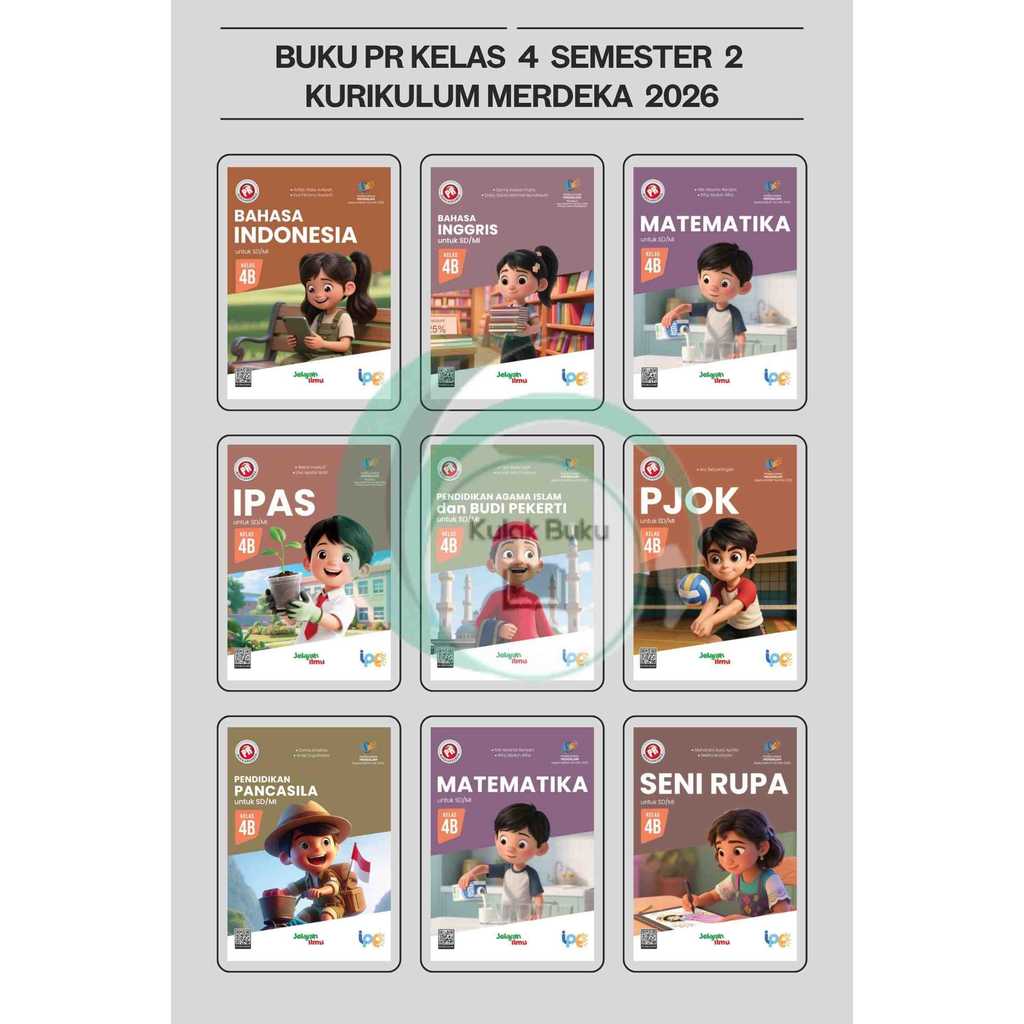 BUKU PR SD KELAS 4 SEMESTER 1 INTAN PARIWARA 2026