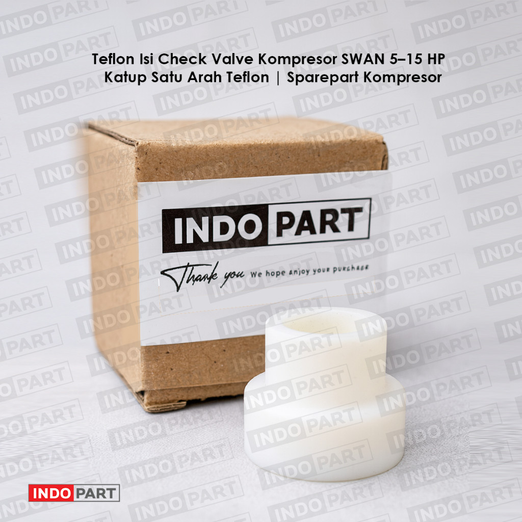 TEFLON CHECK VALVE Kompresor SWAN 5 – 15 HP | Isi Check Valve | Sparepart Kompresor Udara