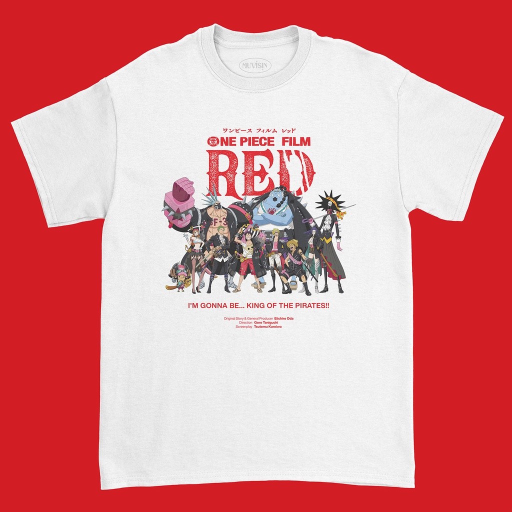 Kaos One Piece Film Red Anime T-shirt