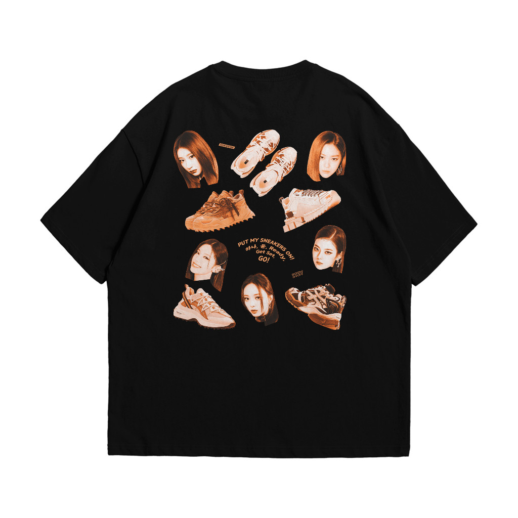 ITZY Sneakers - Oversized Tshirt