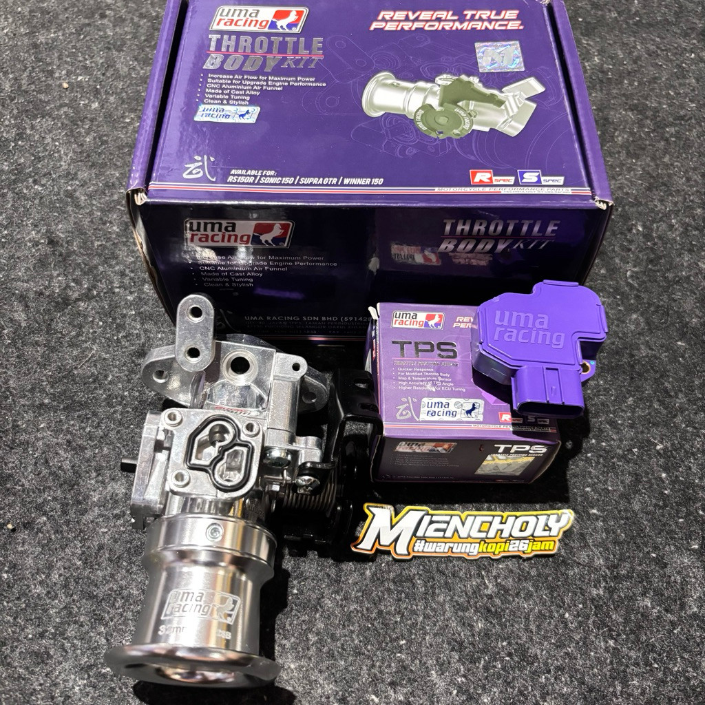 TB SONIC THROTTLE BODY KIT HONDA SONIC SUPRAGTR RS150 CBR150R LED CB150R LED 32mm  34mm original