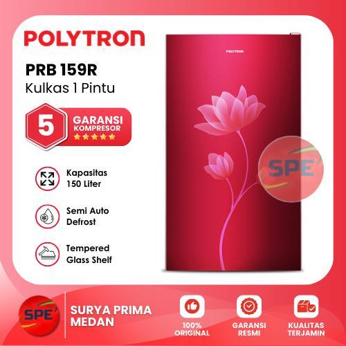 KULKAS POLYTRON 1 PINTU PRB159R ( GARANSI RESMI MEDAN)