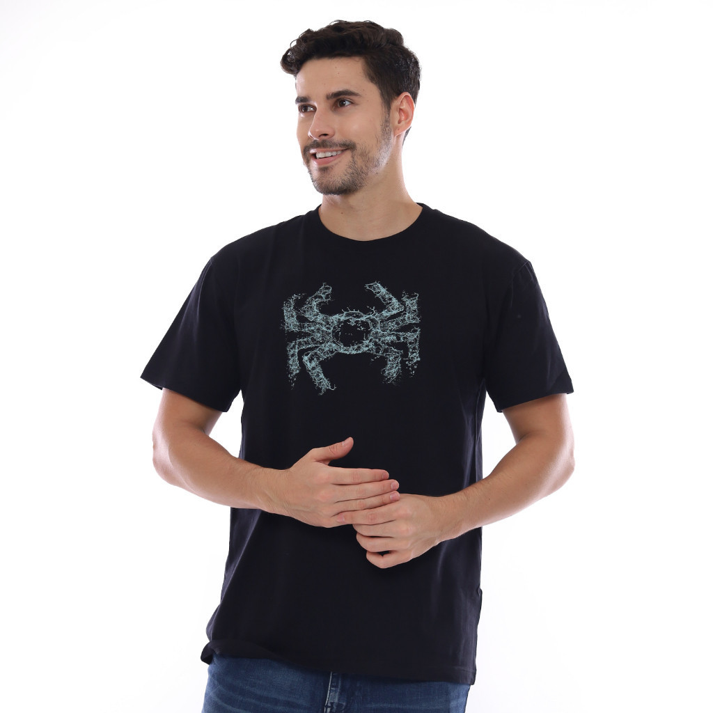 ORI  Spyderbilt Kaos Lengan Pendek Pria Splaster Planet Surf Tee