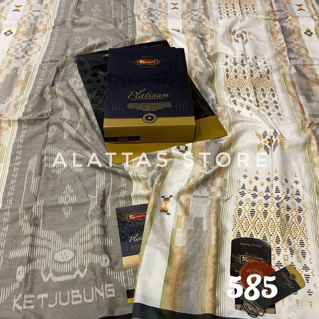 SARUNG KETJUBUNG PLATINUM GOLD ORI TIS DIS JSG JGN GSI JSK DPS FREE PAPER BAG ORI // Sarung Ketjubun