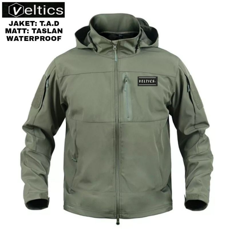 DELISTORE JAKET T.A.D WATERPROOF ANTI AIR/ JAKET MOTOR/JAKET KEKINIAN PRIA