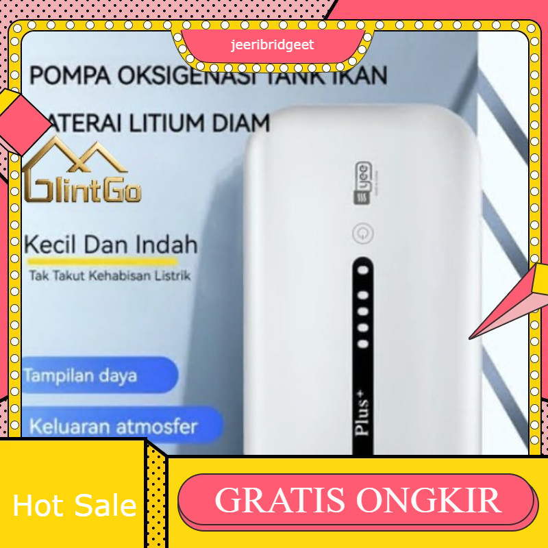 Aerator Pump Pompa Udara Air Pump Aquarium AC DC / ACDC Pompa Gelembung Hemat Daya Tanpa Suara