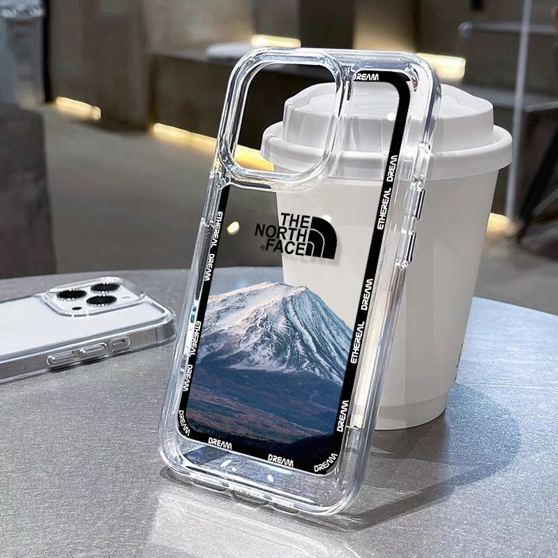 Case HP iPhone 11 Pro Max 12 13 14 15 16 Plus XS XR 6+ 7+ 8 Plus The North Face Fuji Mountain