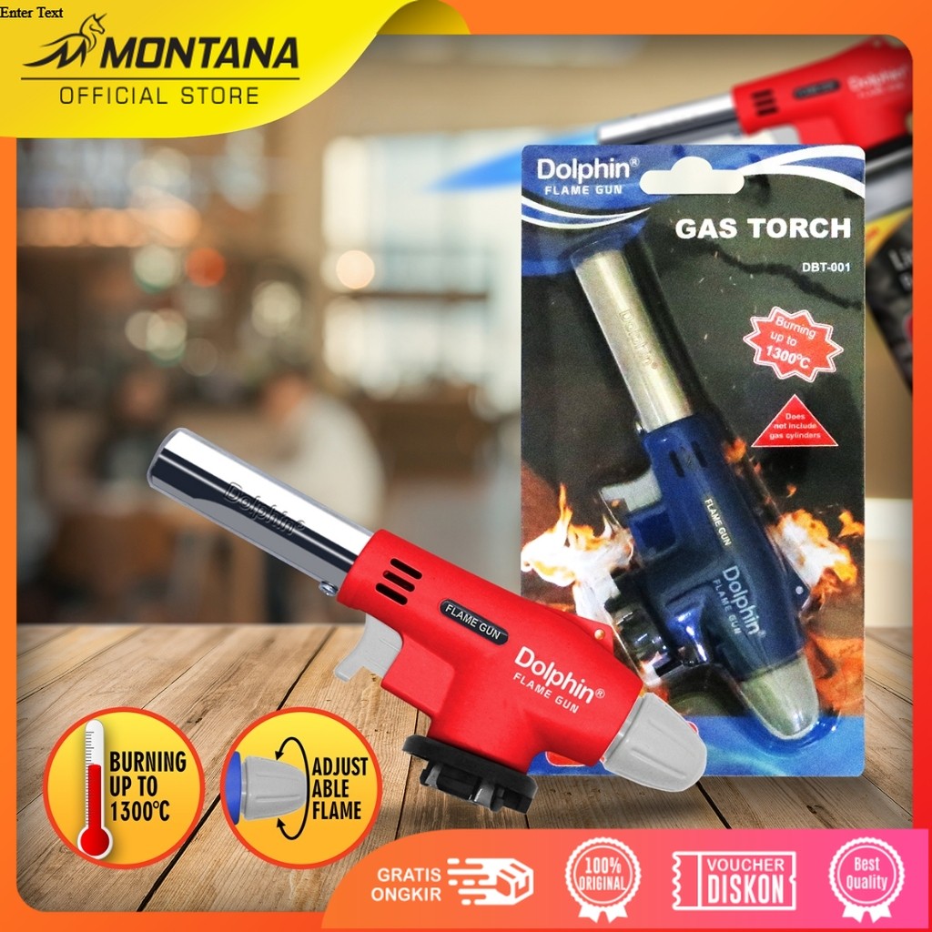 M2000 Gas Torch DBT-001 / Pematik Gas Gas Torch Portable / Flame Gun Alat Bakar Korek Api