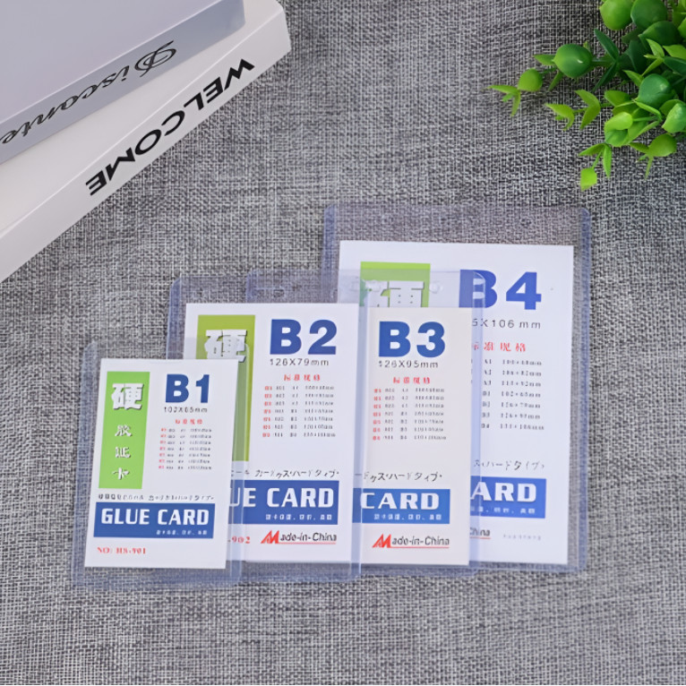 (20 pcs) ID CARD CASE / Plastik Panitia / PLASTIK MIKA ID CARD / Card Case MIKA B1 B2 B3 B4 A1 A2 A3