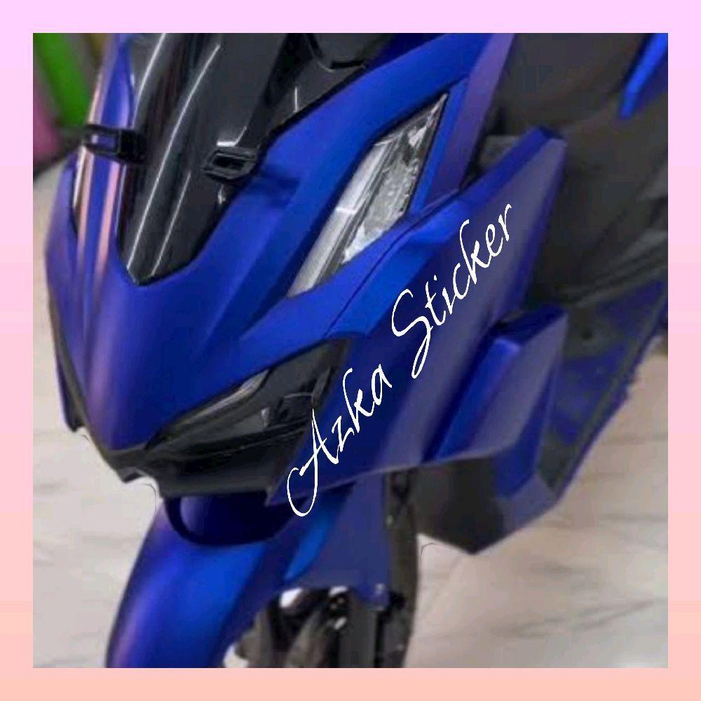 skotlet motor biru navy glossy stiker skotlet biru navy doff stiker skotlt biru navy
