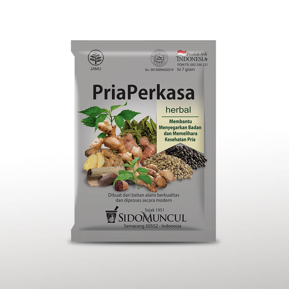 Jamu Pria Perkasa Sido Muncul isi 10 Sachet